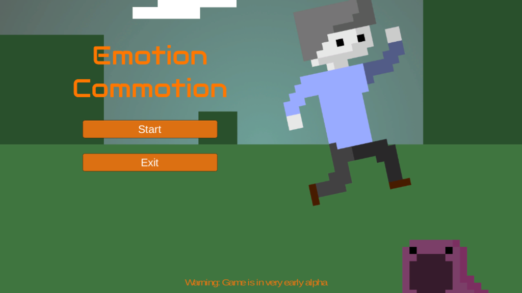 Emotion Commotion Title Screen